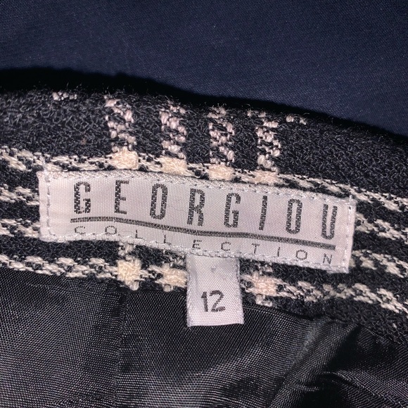 Black and white pencil skirt by Georgiou size 12 - Picture 5 of 5